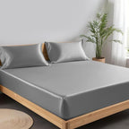 LINENWALAS Fitted Sheet Only Viscose Derived from Bamboo, Bottom Sheet - Image 2
