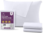 CirclesHome Pillow Protectors 2 Pack King Zippered by CirclesHome