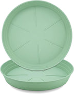 LWALRS Plant Saucer 14 Inch 2 Pack 6 8 10 12 14 16 18 20 25, Plastic Plant Trays by LWALRS