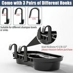 Salon Storage Rack Shampoo Bottle Shelf Shampoo Bowl Tray to Hold Color Bowls - Image 4
