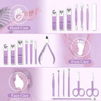 Manicure Set Professional Manicure Pedicure Kit Tools Travel Nail Care Kit - Image 2