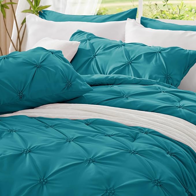 BEDELITE Teal Queen Comforter Set - Image 6
