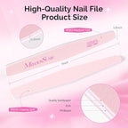 MelodySusie Nail File Kit, Professional Nail Art Manicure Pedicure Supplies - Image 5