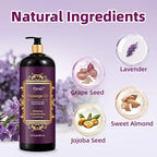Pjordo Aromatherapy Lavender Massage Oil, 10 fl oz Relaxing Massage Oil - Image 2