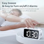 Odokee Digital Dual Alarm Clock - Image 6