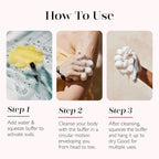 Spongellé Freesia Pear Wild Flower Bath Sponge | Built-in Body Wash & Body - Image 6