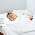 Cotton Cal King Flat Sheet Only, 600 Thread Count 100% Egyptian Cotton Top - Image 6