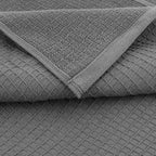 CASA COPENHAGEN Wafffle 4Pcs 100% Egyptian Cotton Large Designer Towels Gift - Image 2
