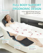 Full Body Bath Pillow for Bathtub, 5D Thick Tub Pillow for Bathtub - Image 7