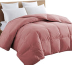 TEXARTIST Premium 2100 Series Queen Comforter All Season Breathable Dusty Pink - Image 8