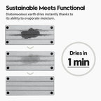 Razborci 2 Pack Fast Drying Water Absorbing Diatomite Stone Mat Tray - Image 4