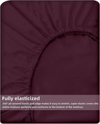 HBHLFZ Twin XL Fitted Sheet Only, Soft Breathable Bottom Sheet - Image 5