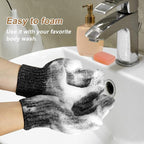 MIG4U Shower Exfoliating Scrub Gloves, Bathing Gloves Body Wash Dead Skin - Image 5