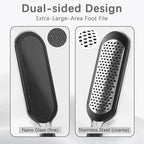FREATECH Nano Glass & Stainless Steel Foot File 2-in-1 Foot Rasp - Image 3