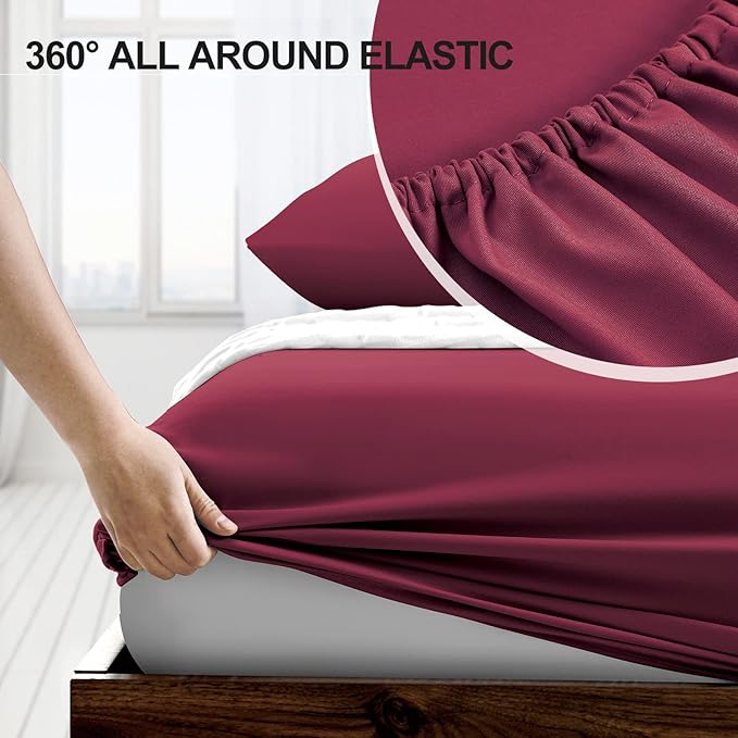 FreshCulture Queen Fitted Sheet Only 2 Pack - Image 3