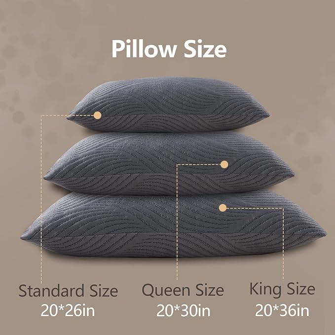 Pillows Queen Size Set of 2 Cooling Memory Foam Pillows - Image 7