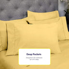 Sweet Home Collection 6 Piece 1500 Supreme Collection Brushed Microfiber Deep - Image 5