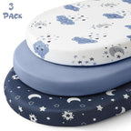 Yoofoss Bassinet Sheets for Baby, Baby Delight, Angelbliss, Soft Breathable - Image 5