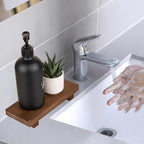 zoocatia Small Wood Tray Pedestal Stand Farmhouse Bathroom Decor Decorative - Image 5