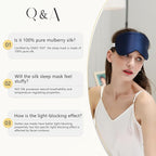 ZIMASILK 2 Pack 100% Natural Silk Sleep Mask, Adjustable Super-Smooth Soft Eye - Image 5