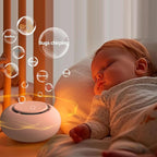 Portable Baby Sound Machine 15 Hours Battery Life, Clips on Baby Stroller.Peach - Image 3