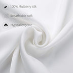 100% Silk Pillow Cases 2 Pack, Mulberry Silk Pillowcase - Image 2