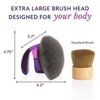 Westmore Beauty Blend & Blur Body Kabuki Brush & Self Tanner Brush - Image 7