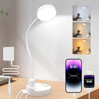 15W LED Desk Lamp with USB Charging Ports – Dimmable Table Lamp with 3 Color by Unknown