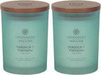 Chesapeake Bay Balance + Harmony Scented Candles Water Lily Pear Fragrance by ChesapeakeBayFragrance