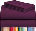 LuxClub 4 PC California King Sheet Set, Breathable Luxury Bed Sheets, Deep by LuxClub