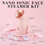 Pjordo Facial Steamer Spa Kit, 12 Skin Care Tools & 5 Jelly Mask Powder - Image 9
