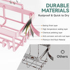 Veken Large Capacity Shower Caddy 6-Pack, No Drilling & Rustproof, Adhesive - Image 4