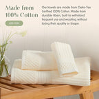 Springtree Home 100% Cotton Bath Towel Set of 4 | Super Soft & Absorbent - Image 7