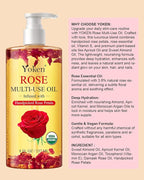 Multi-Used Body Oil For Skin USDA Certified, Hair and Nails, Vitamin E & Almond - Image 7