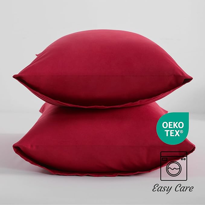 NTBAY Queen Pillow Cases Set of 2, 2 Pack Brushed Microfiber 20x30 Pillow Cases - Image 3