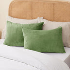 BEDELITE Flannel Pillowcases Standard Set of 2, Super Soft Fleece Pillow Case - Image 8