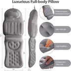 Full Body Bath Pillow for Bathtub, Thick Bathtub Cushion Soft 5D Mesh Spa - Image 5