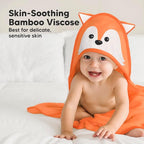 KeaBabies Hooded Baby Towel for Newborn - Image 3