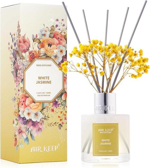 Airkeep Reed Diffuser Set, 3.38 fl oz by Airkeep