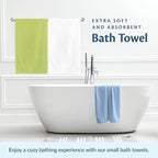 Small and Lightweight Cotton Towels Assorted Pastel Mix 24 x 40 inches Towels - Image 2