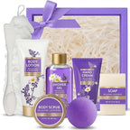 Spa Luxetique Gifts for Women Relaxing Lavender Gift for Womens 8pcs Spa Gift by SPALUXETIQUEWORLD
