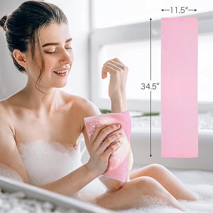 Yiclick Exfoliating Washcloth Towel- Exfoliating Body Scrubber Exfoliator - Image 6