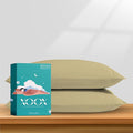 XOOX Linen 100% Egyptian Cotton King Pillow Cases Set of 2 by XOOXLinen