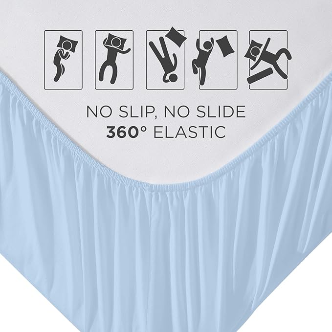 Royale Linens Fitted Sheet Twin XL - Image 5
