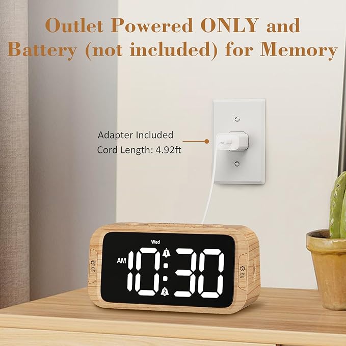 Odokee Digital Dual Alarm Clock - Image 7