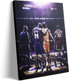 Kobe Bryant Legacy Canvas Wall Art Print Poster, Iconic Inspirational Sports by BBFMAKE