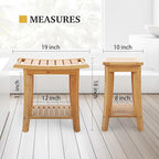 Unibambou Bamboo Shower Bench - Image 3