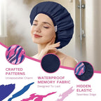 Years calm Waterproof Shower Cap - Image 3