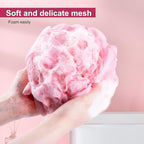 MTDLYICE Loofah for Women 75g 4 Pack, Bath Sponge Soft Mesh Shower Puff Loofah - Image 2