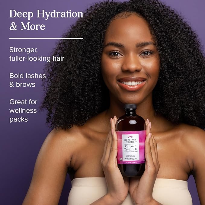 HERITAGE STORE Organic Castor Oil - Image 2
